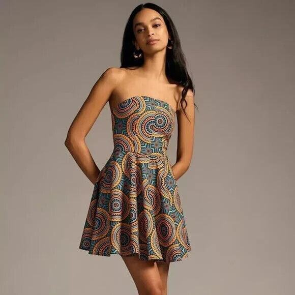 Anthropologie Dresses & Skirts - NWT Anthropologie Kahindo Strapless A-Line Dress Size XSP Petites #G3416